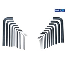 BlueSpot Tools Metric & Imperial Hexagon Key Pouch Set of 25