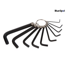BlueSpot Tools Hexagon Key Set of 10 Metric (1.5-10mm)