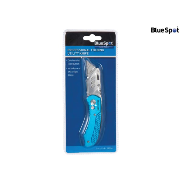 BlueSpot Tools Professional Folding Utility Knife BlueSpot Tools Professional Folding Utility Knife