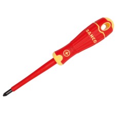 Bahco BAHCOFIT Insulated Screwdriver Pozidriv Tip PZ0 x 75mm