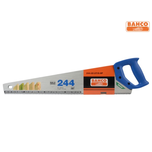 Bahco 244-22-U7/8-HP Hardpoint Handsaw 550mm (22in) 7tpi Bahco 244-22-U7/8-HP Hardpoint Handsaw 550mm (22in) 7tpi