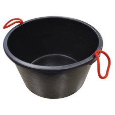 Faithfull Builder's Bucket Black 40 Litre (9 Gall)