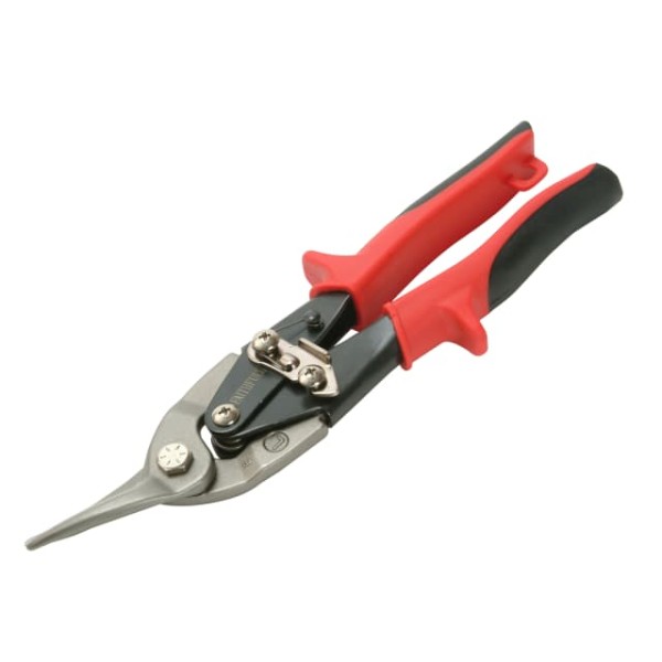 Faithfull Red Compound Aviation Snips Left Cut 250mm (10in) Faithfull Red Compound Aviation Snips Left Cut 250mm (10in)