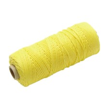 Faithfull Hi Vis Nylon Brick Line 105m (344ft) Yellow