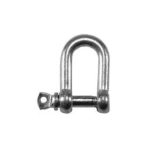 Faithfull D Shackle Stainless Steel 6mm (Pack of 2)