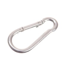 Faithfull Fire Brigade Snap Hook 6mm Zinc Plated (Pack of 4)