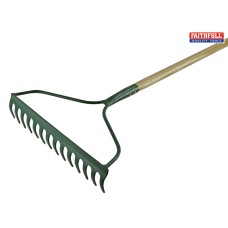 Faithfull Countryman Garden Rake 14 Flat Tines