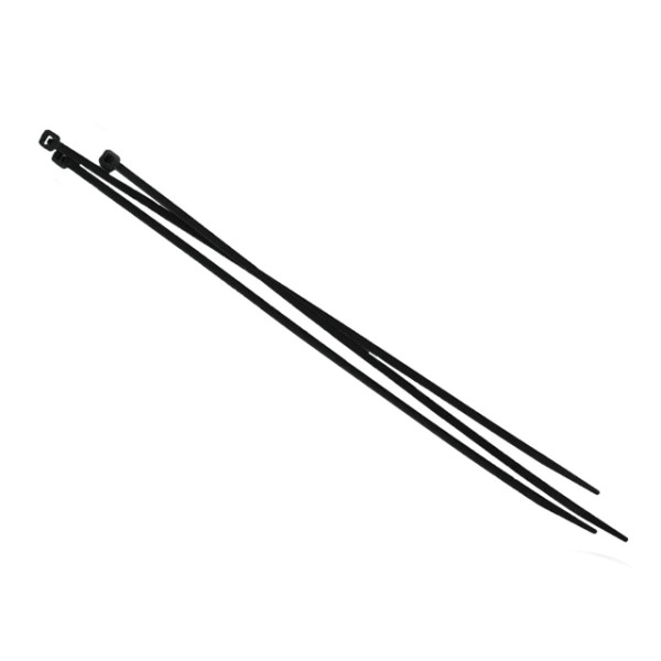 Faithfull Cable Ties Black 250mm x 4.8mm Pack of 100 Faithfull Cable Ties Black 250mm x 4.8mm Pack of 100