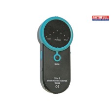 Faithfull 3-in-1 Detector Stud, Metal & Live Wire