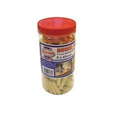 Faithfull Wood Dowels Fluted 40 x 8mm (Tub 150) Faithfull Wood Dowels Fluted 40 x 8mm (Tub 150)