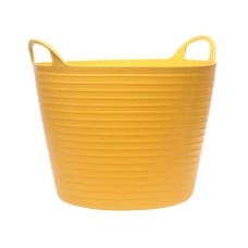 Faithfull Heavy-Duty Polyethylene Flex Tub 60 Litres Yellow