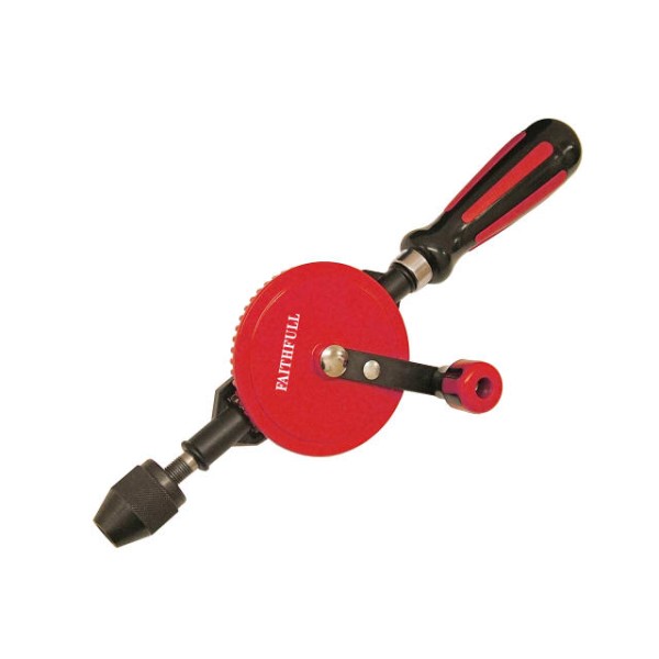Faithfull Hand Drill Double Pinion 8mm Capacity Faithfull Hand Drill Double Pinion 8mm Capacity