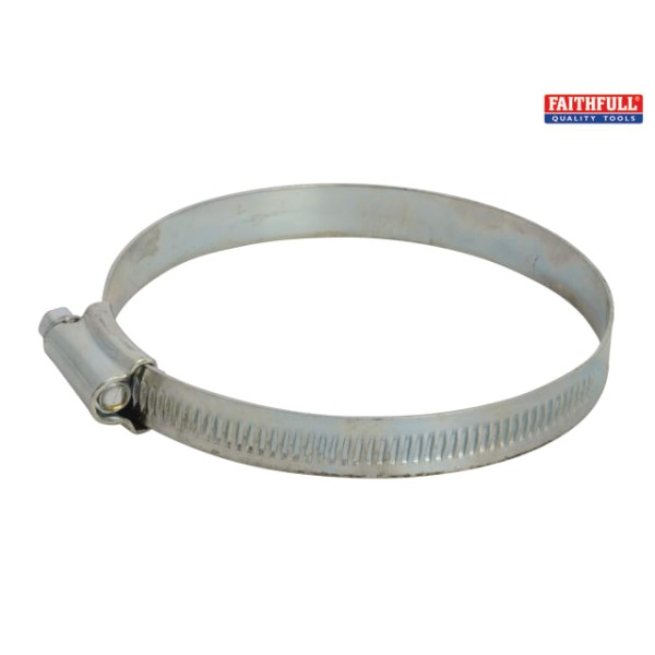 Faithfull 4 Hose Clip - Zinc MSZP 70 - 90mm Faithfull 4 Hose Clip - Zinc MSZP 70 - 90mm