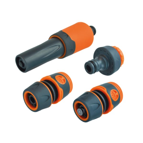 Faithfull Plastic Hose Fittings Starter Kit 1/2in Faithfull Plastic Hose Fittings Starter Kit 1/2in