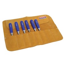 Faithfull 8 Pocket Leather Chisel Roll 33 x 47cm