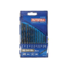 Faithfull HSS Drill Bit Set of 13 1.5 - 6.5mm