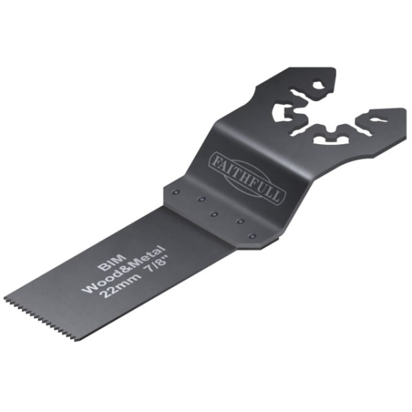 Faithfull Multi-Functional Tool Flush Wood/Metal Blade 22mm Pack of 5 Faithfull Multi-Functional Tool Flush Wood/Metal Blade 22mm Pack of 5