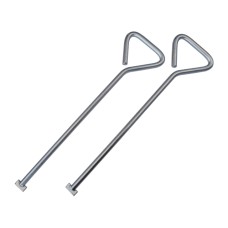 Faithfull Manhole Keys (Pack of 2) 520mm (20.4in)