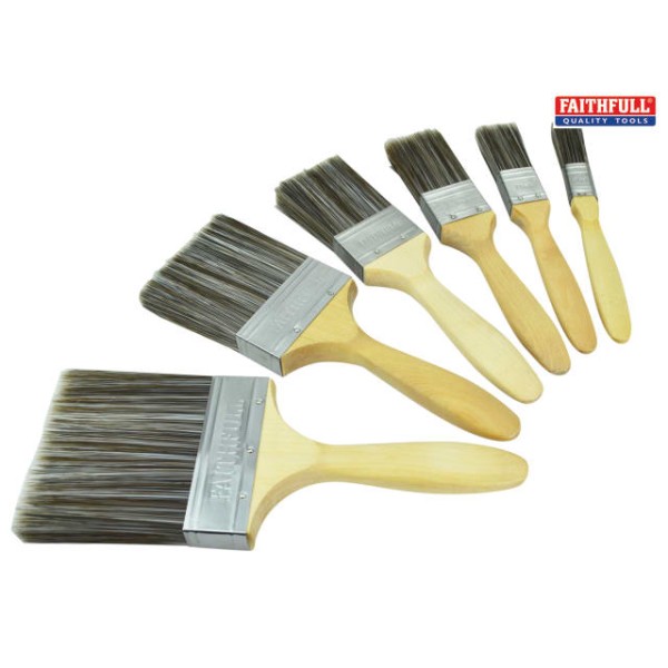 Faithfull Tradesman Synthetic Paint Brush 100mm (4in) Faithfull Tradesman Synthetic Paint Brush 100mm (4in)