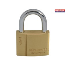 Faithfull Brass Padlock 50mm 3 Keys