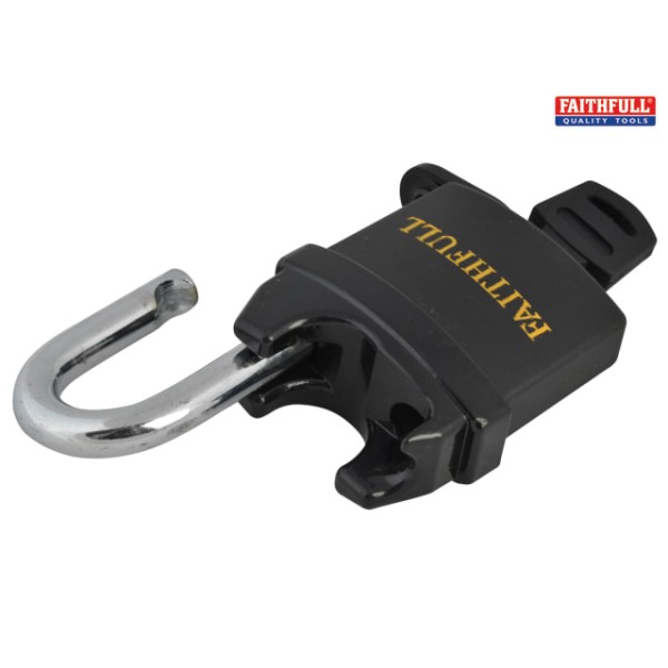 Faithfull PVC Coated Brass Padlock 50mm Faithfull PVC Coated Brass Padlock 50mm