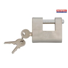 Faithfull Brass Shutter Padlock 60mm