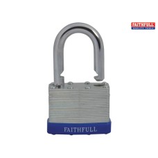 Faithfull Laminated Steel Padlock 50mm 3 Keys