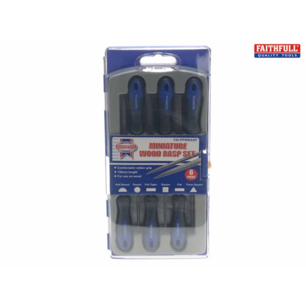 Faithfull Precision Needle Rasp Set, 6 Piece Faithfull Precision Needle Rasp Set, 6 Piece