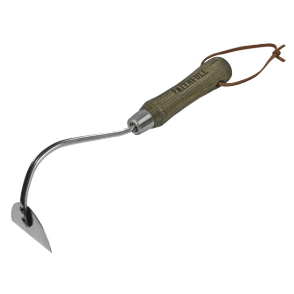 Faithfull Prestige Stainless Steel Onion Hoe Ash Handle Faithfull Prestige Stainless Steel Onion Hoe Ash Handle
