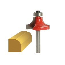 Faithfull Router Bit TCT 9.5mm Rounding Over 1/4in Shank