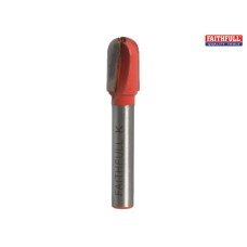 Faithfull Router Bit TCT Radius 5.0 x 18mm 1/4in Shank