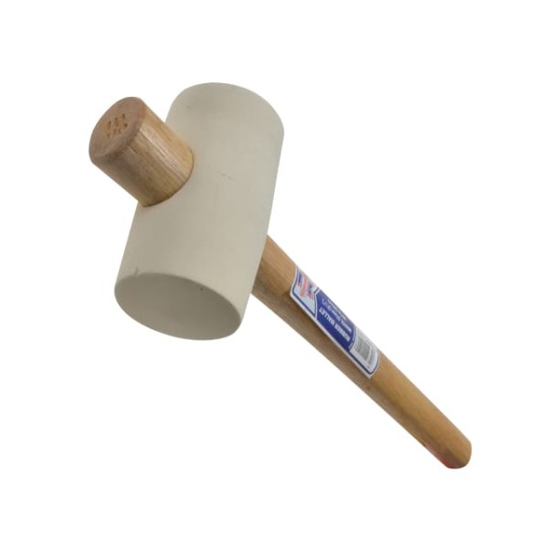Faithfull Rubber Mallet - White 567g (20oz) Faithfull Rubber Mallet - White 567g (20oz)
