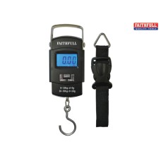 Faithfull Portable Electronic Scale 0 - 50kg