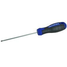 Faithfull Soft Grip Screwdriver Slotted Flared Tip 5.5 x 100mm