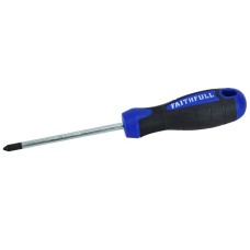 Faithfull Soft Grip Screwdriver Phillips Tip PH2 x 100mm