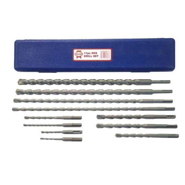 Faithfull SDS Plus Drill Bit Set 11 Piece 5-20mm Faithfull SDS Plus Drill Bit Set 11 Piece 5-20mm