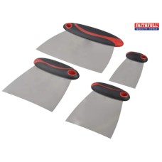Faithfull Filler & Spreader Set of 4 Stainless Steel Faithfull Filler & Spreader Set of 4 Stainless Steel