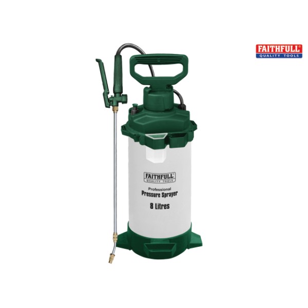 Faithfull Pro Sprayer with Viton Seals 8 Litre Faithfull Pro Sprayer with Viton Seals 8 Litre