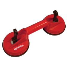 Faithfull Double Pad Suction Lifter 120mm Pads