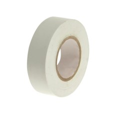 Faithfull PVC Electrical Insulation Tape White 19mm x 20m