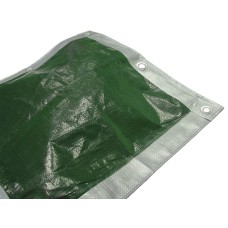 Faithfull Tarpaulin Green/ Silver Heavy-Duty 5.4 x 5.4m (18 x 18ft)