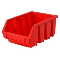 Faithfull Interlocking Storage Bin Size 2 Red 116 x 161 x 75mm