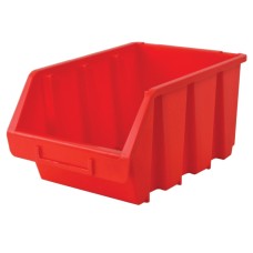 Faithfull Interlocking Storage Bin Size 3 Red 170 x 240 x 126mm