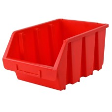 Faithfull Interlocking Storage Bin Size 4 Red 209 x 340 x 155mm