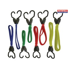 Faithfull Flat Bungee Cord Set 8 Piece