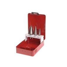 Faithfull HSS Taper Drill Bit Set of 3