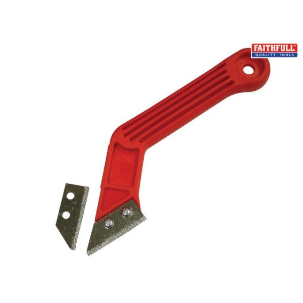 Faithfull Grout Rake with 2 Carbide Blades Faithfull Grout Rake with 2 Carbide Blades