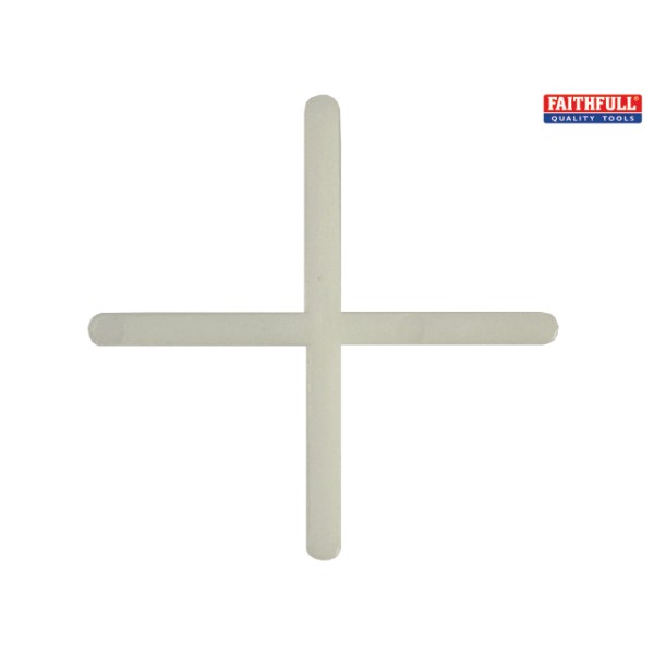 Faithfull Tile Spacer Long Leg 2mm Tub of 1000 Faithfull Tile Spacer Long Leg 2mm Tub of 1000