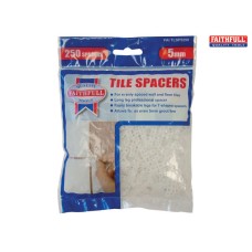 Faithfull Tile Spacer Long Leg 5mm Bag of 250