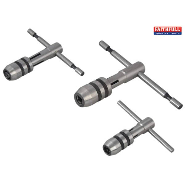Faithfull Tap Wrench Set of 3 Faithfull Tap Wrench Set of 3